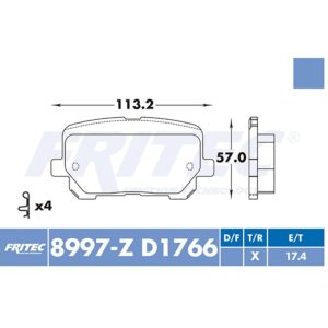 Balata Fritec SHD-8997-Z