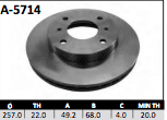 Disco Brembo A-5714