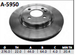 Disco Brembo A-5950