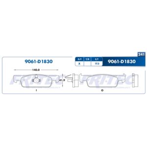 Balata Fritec SPC-9061-ZD1830
